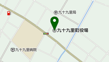 九十九里町役場の地図画像