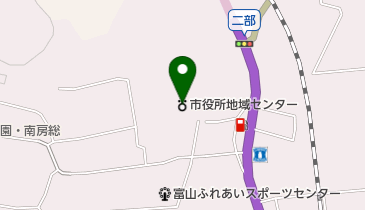 南房総市役所富山地域センターの地図画像
