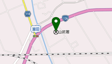 山武警察署の地図画像