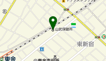 山武健康福祉センターの地図画像