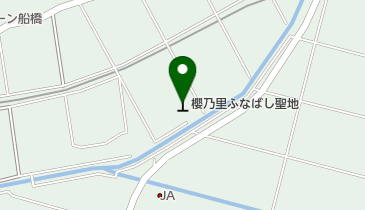 櫻乃里ふなばし聖地の地図画像