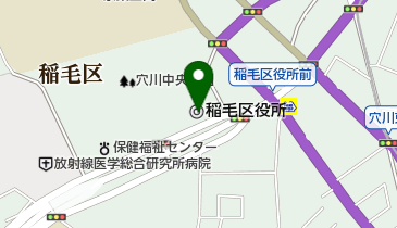 千葉市ふるさとハローワークの地図画像