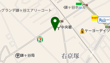 鎌ケ谷市消防本部の地図画像