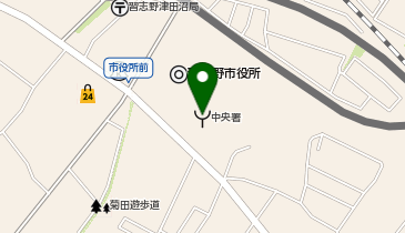 習志野市消防本部の地図画像