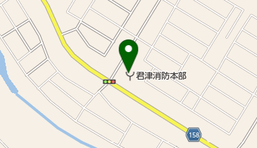 君津市消防本部の地図画像