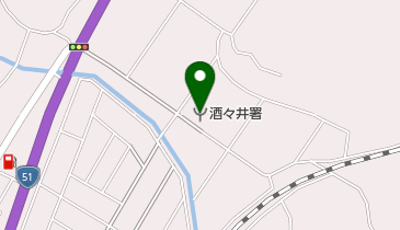 佐倉市・八街市・酒々井町消防組合酒々井消防署の地図画像