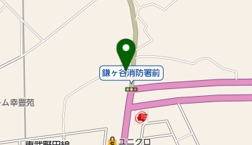 鎌ケ谷市鎌ヶ谷消防署の地図画像