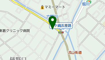 西口消防署の地図画像