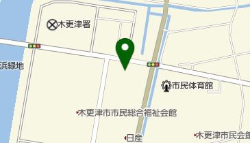 木更津市消防署の地図画像