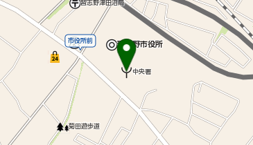 習志野市中央消防署の地図画像