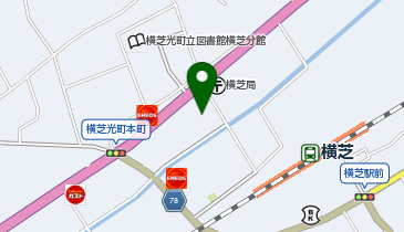 横芝光消防署の地図画像