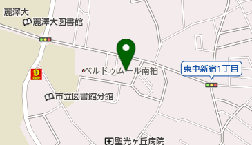 柏市東部消防署光ヶ丘分署の地図画像