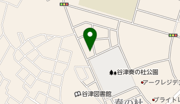 習志野市中央消防署谷津奏の杜出張所の地図画像