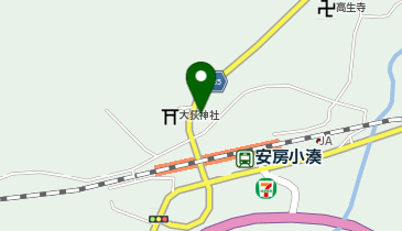 鴨川消防署天津小湊分遣所の地図画像