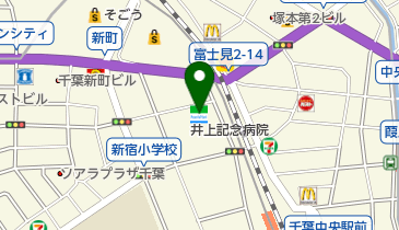 かんぽ生命保険千葉支店の地図画像