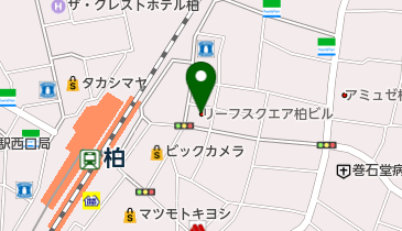 かんぽ生命保険柏支店の地図画像