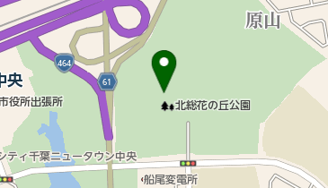 花と緑の文化館の地図画像