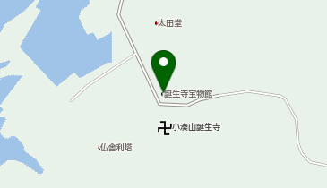 誕生寺宝物館の地図画像