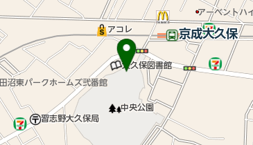 プラッツ習志野の地図画像