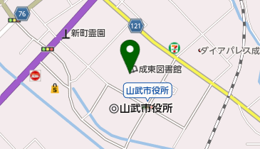 山武市立成東図書館の地図画像