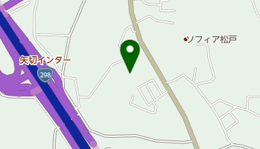 松戸市立図書館矢切分館の地図画像