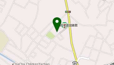 八千代市立大和田図書館の地図画像
