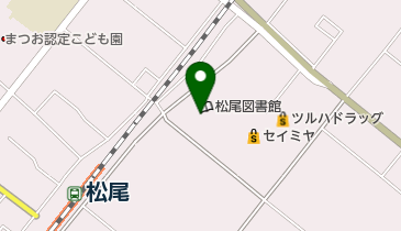 山武市松尾図書館の地図画像