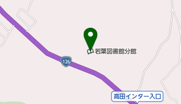 若葉図書館泉分館の地図画像