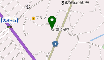 柏市立図書館沼南分館の地図画像