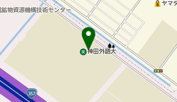 神田外語大学附属図書館の地図画像