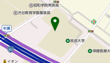 放送大学附属図書館の地図画像