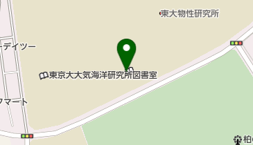 東京大学柏図書館の地図画像