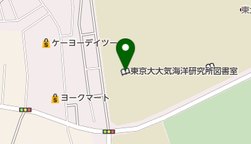 東京大学大気海洋研究所図書室の地図画像