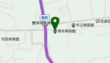 塚本美術館の地図画像