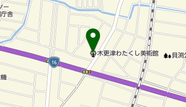 木更津わたくし美術館の地図画像