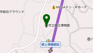 八千代市立郷土博物館の地図画像