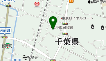 松戸市民会館の地図画像