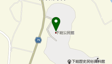 成田市下総公民館の地図画像