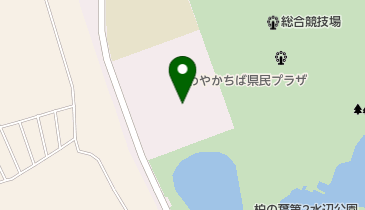 さわやかちば県民プラザの地図画像
