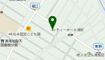 シティーホール浦安の地図画像