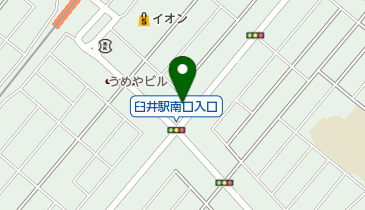 博全社臼井ホールの地図画像