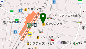 みずほ信託銀行柏支店の地図画像