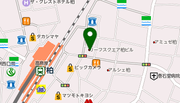 三井住友信託銀行柏支店の地図画像