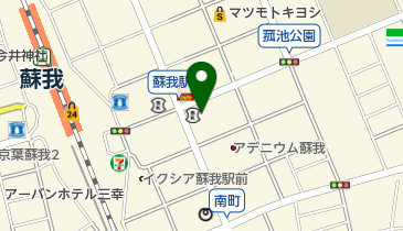 京葉銀行蘇我支店の地図画像