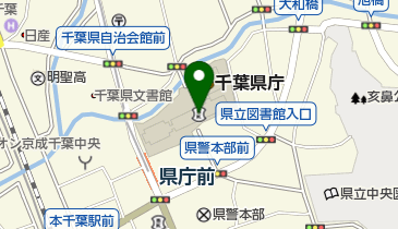 千葉銀行県庁支店の地図画像