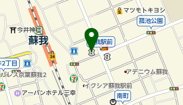 千葉銀行蘇我支店の地図画像