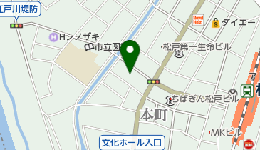 群馬銀行松戸支店の地図画像
