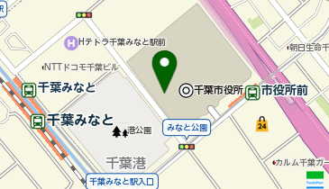 千葉銀行千葉市役所出張所の地図画像