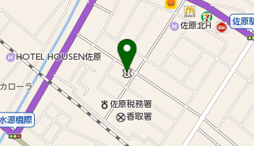 佐原信用金庫本店北出張所の地図画像