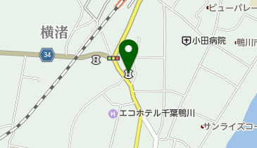 館山信用金庫鴨川支店の地図画像
